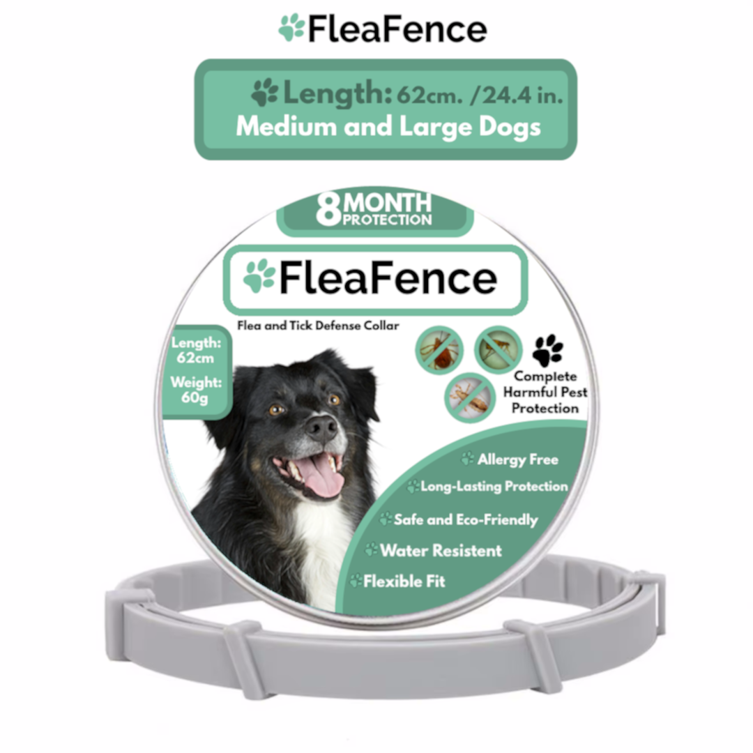 FleaFence™ 8-Month Natural Flea & Tick Defense Collar