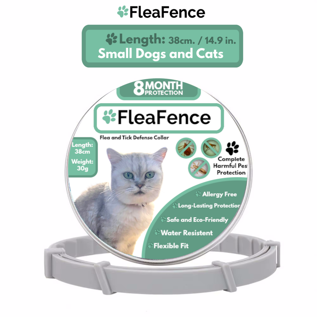 FleaFence™ 8-Month Natural Flea & Tick Defense Collar